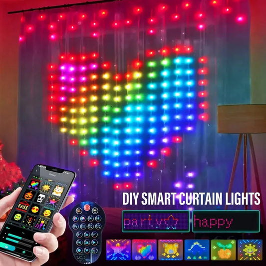 Small RGB Curtain Lights - TrendySnaps